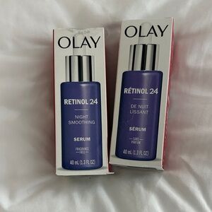 (2) NIB OLAY Retinol 24 Night Smoothing Serum